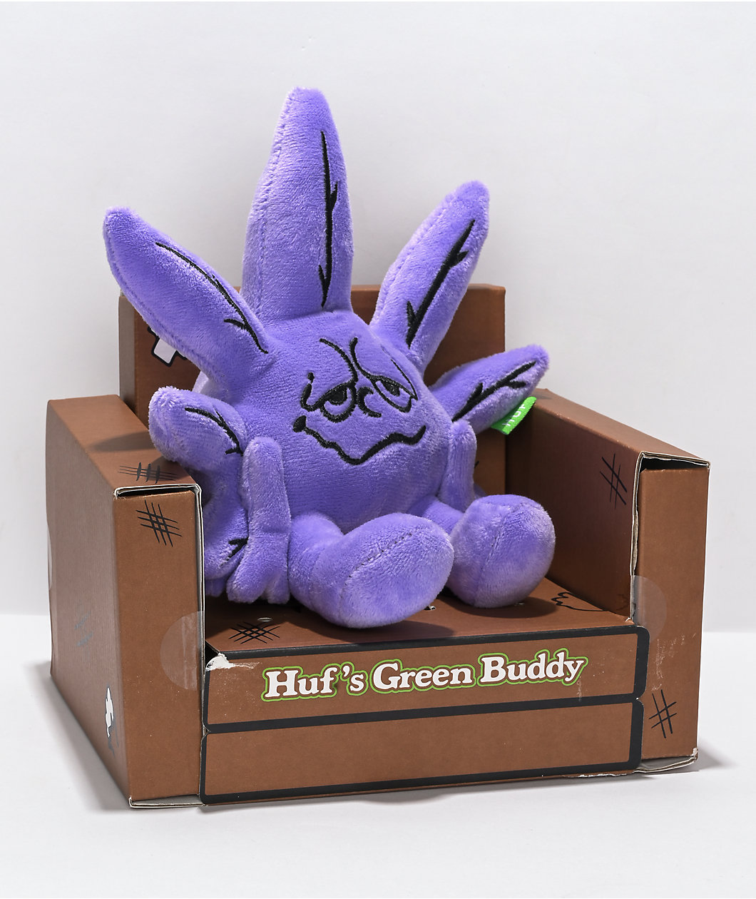 HUF Green Buddy Purple Plush Toy