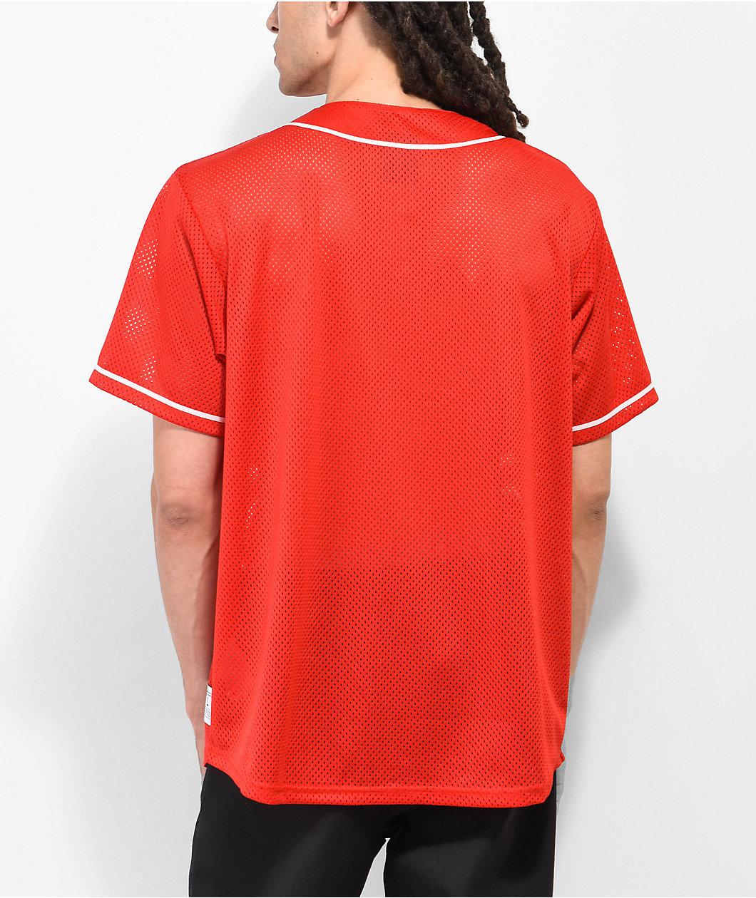 HUF Harlem Red Baseball Jersey