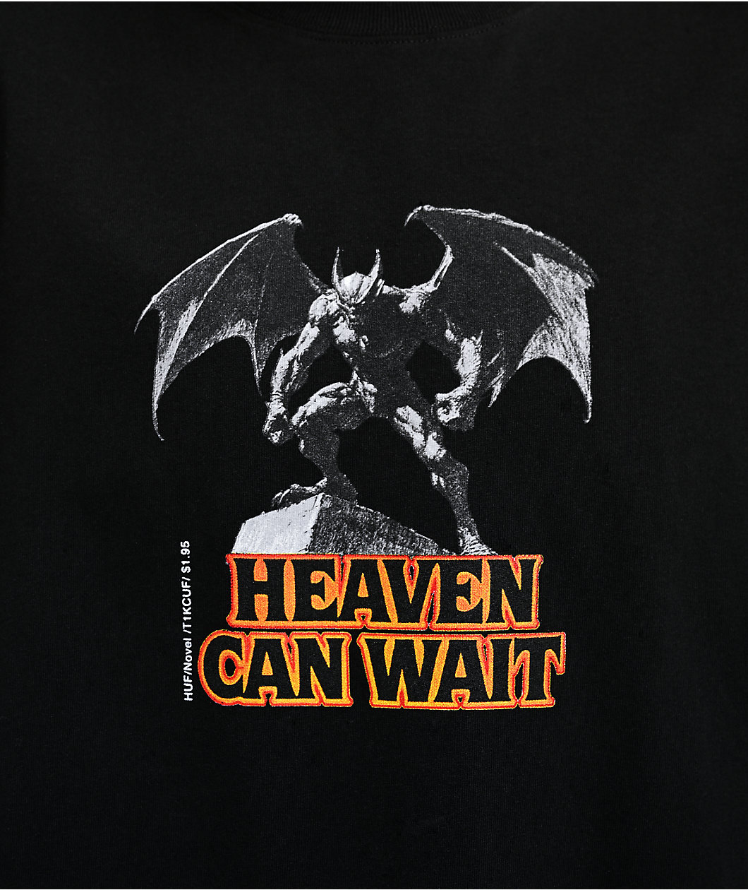 HUF Heaven Can Wait Black T-Shirt