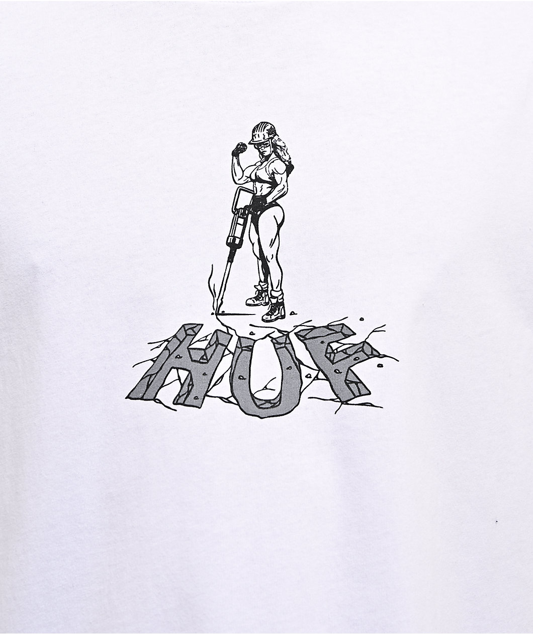 HUF Jacked White T-Shirt