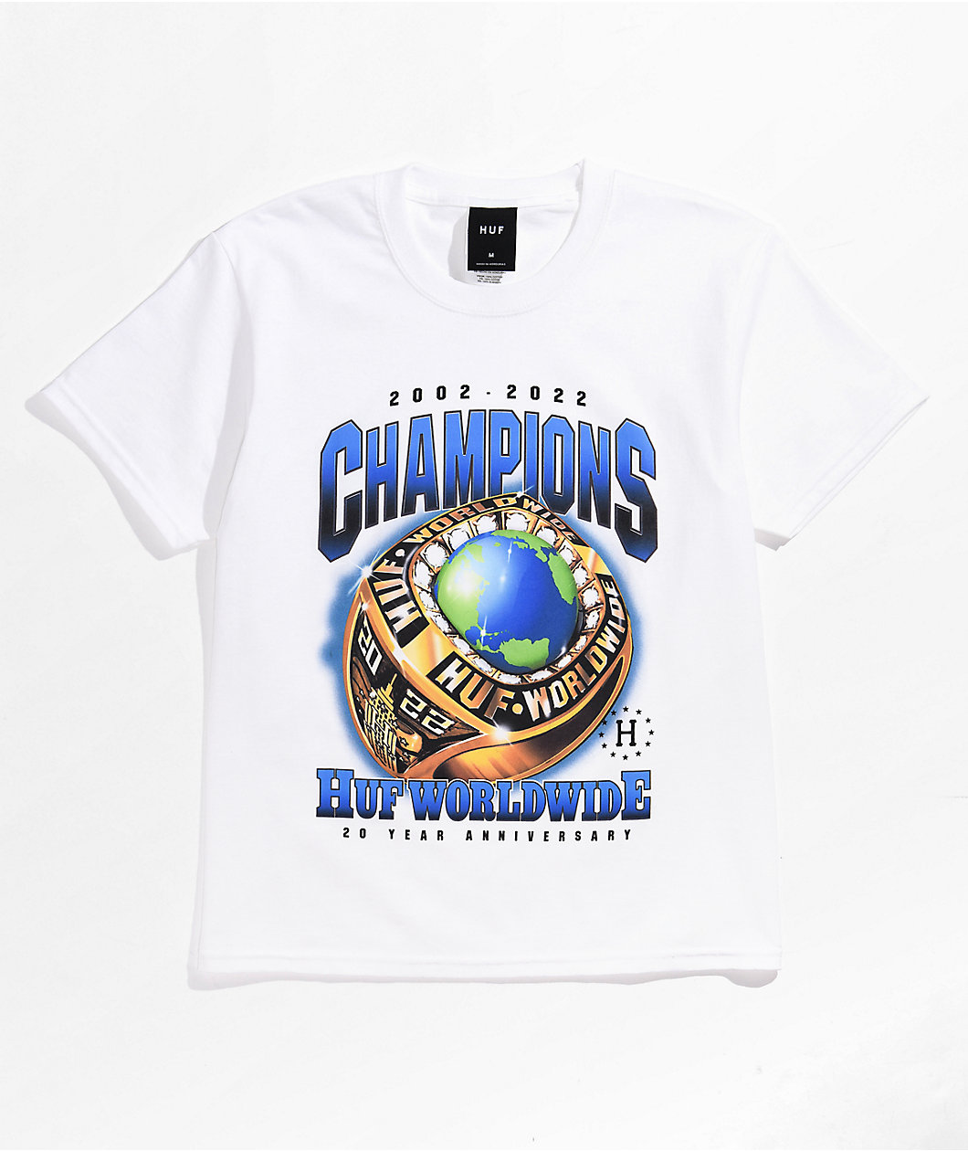 HUF Kids Champion White T-Shirt