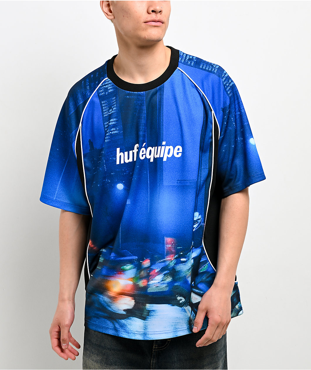 HUF Motion Blue Soccer Jersey