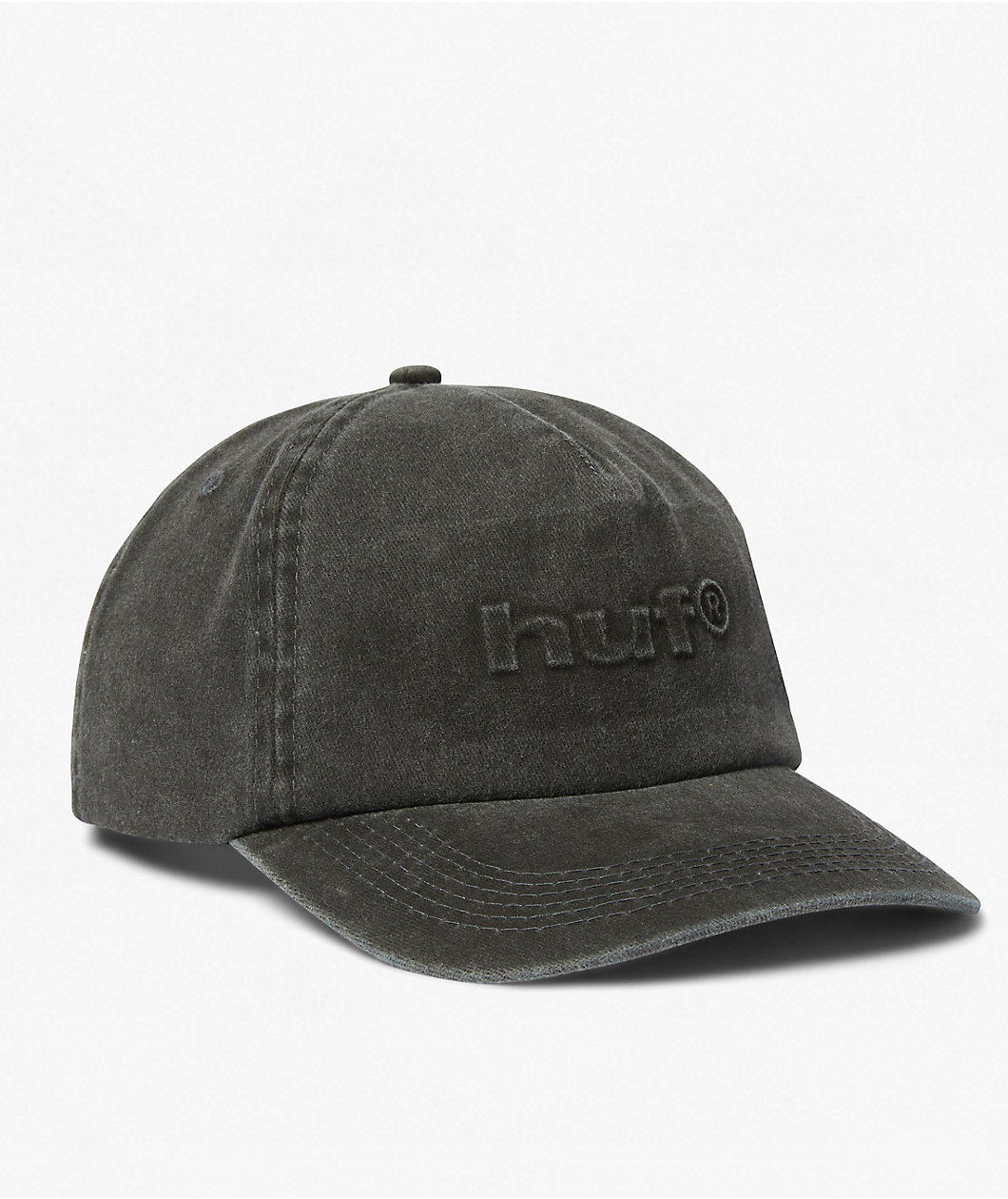 HUF Pacific Black Wash Snapback Hat