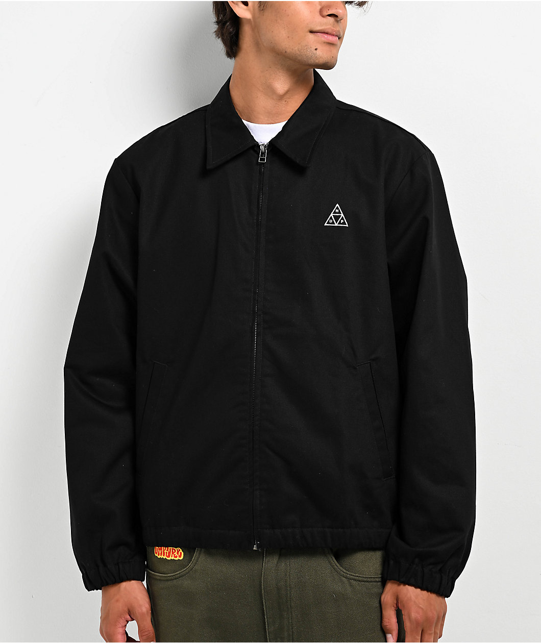 HUF Set Tripple Triangle Black Shop Jacket