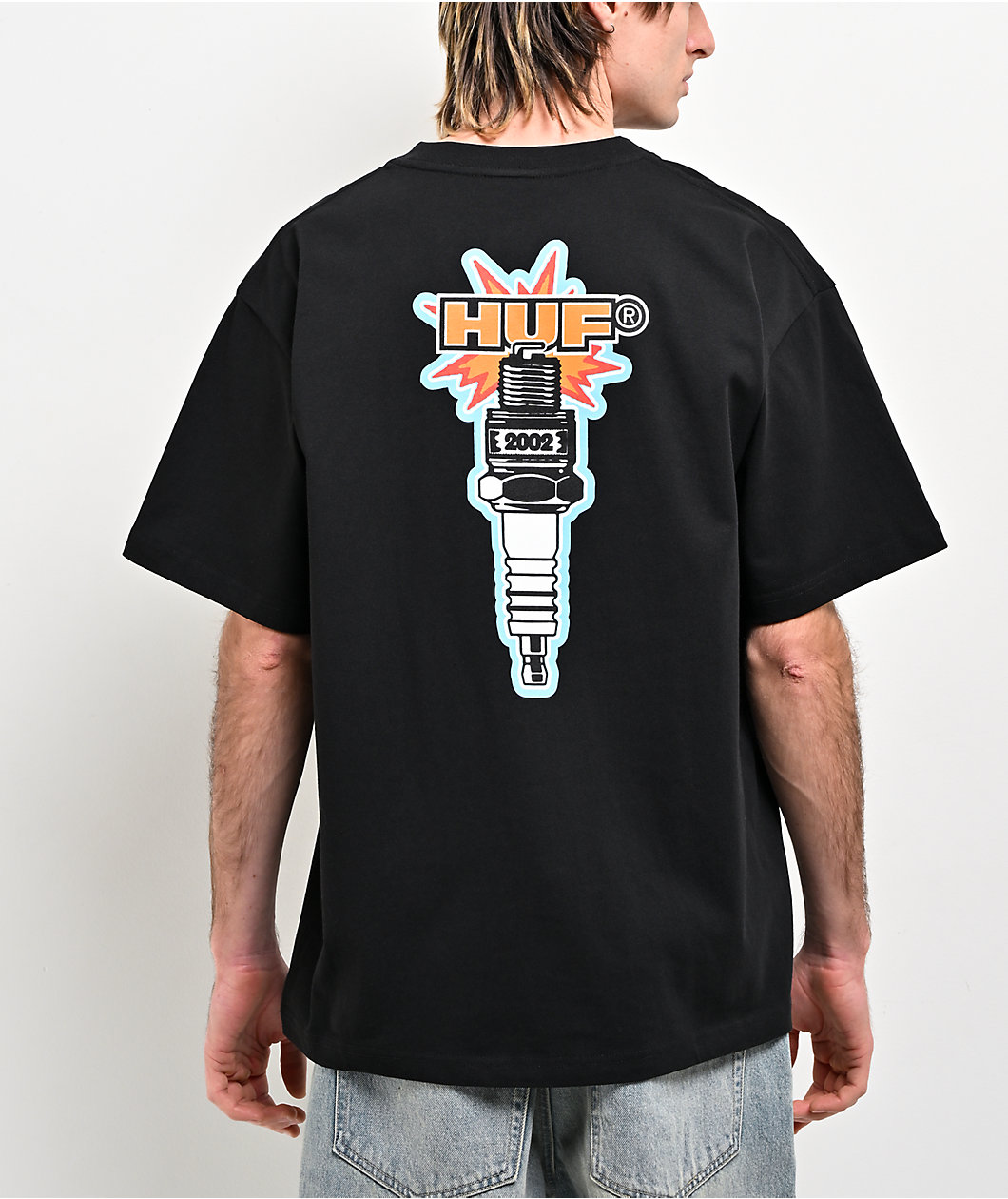 HUF Spark It Up Black T-Shirt
