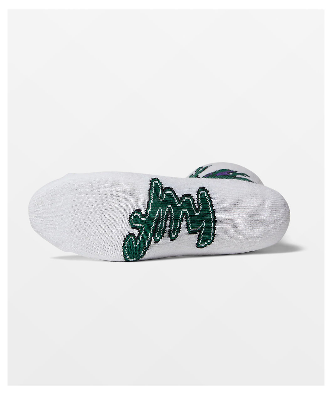 HUF Stuck On You White Crew Socks