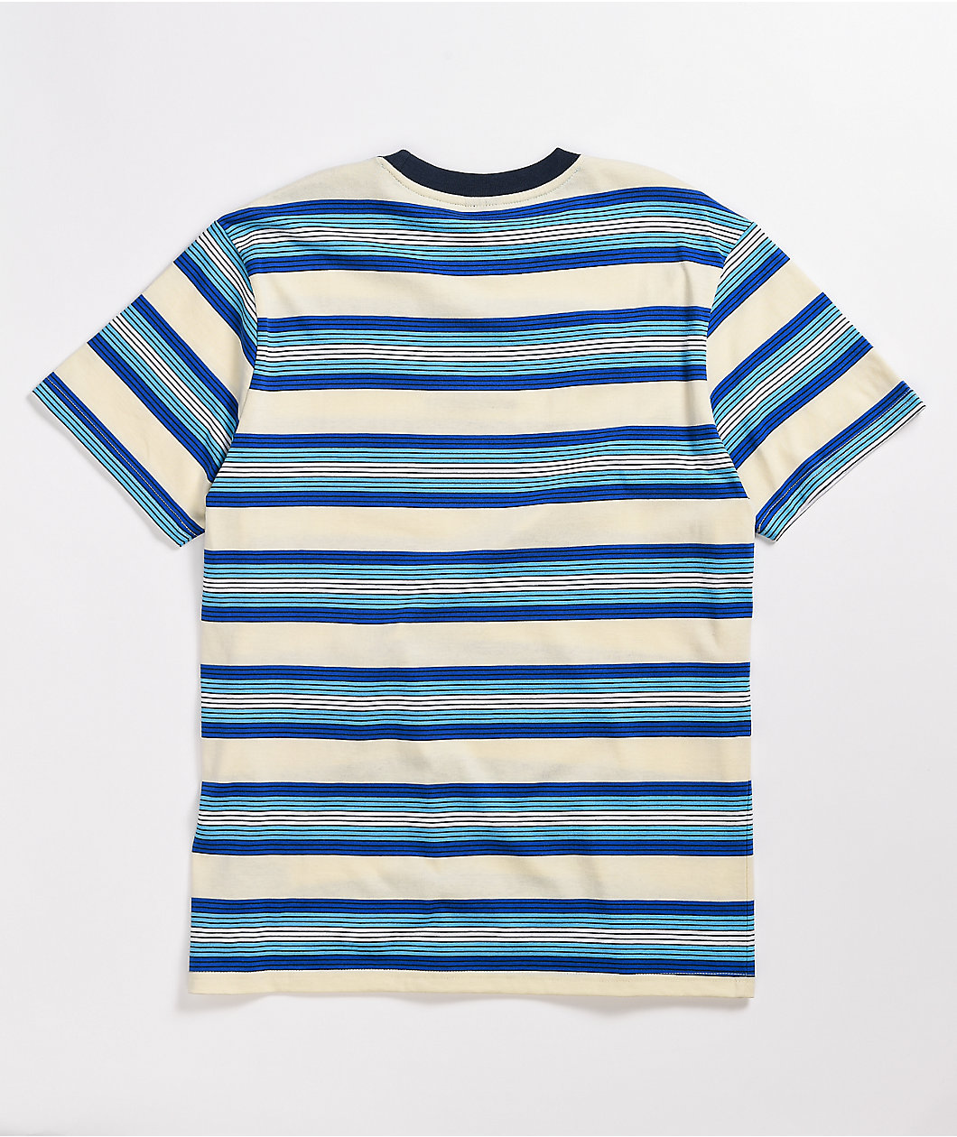 HUF Travis Blue & White Stripe Knit T-Shirt