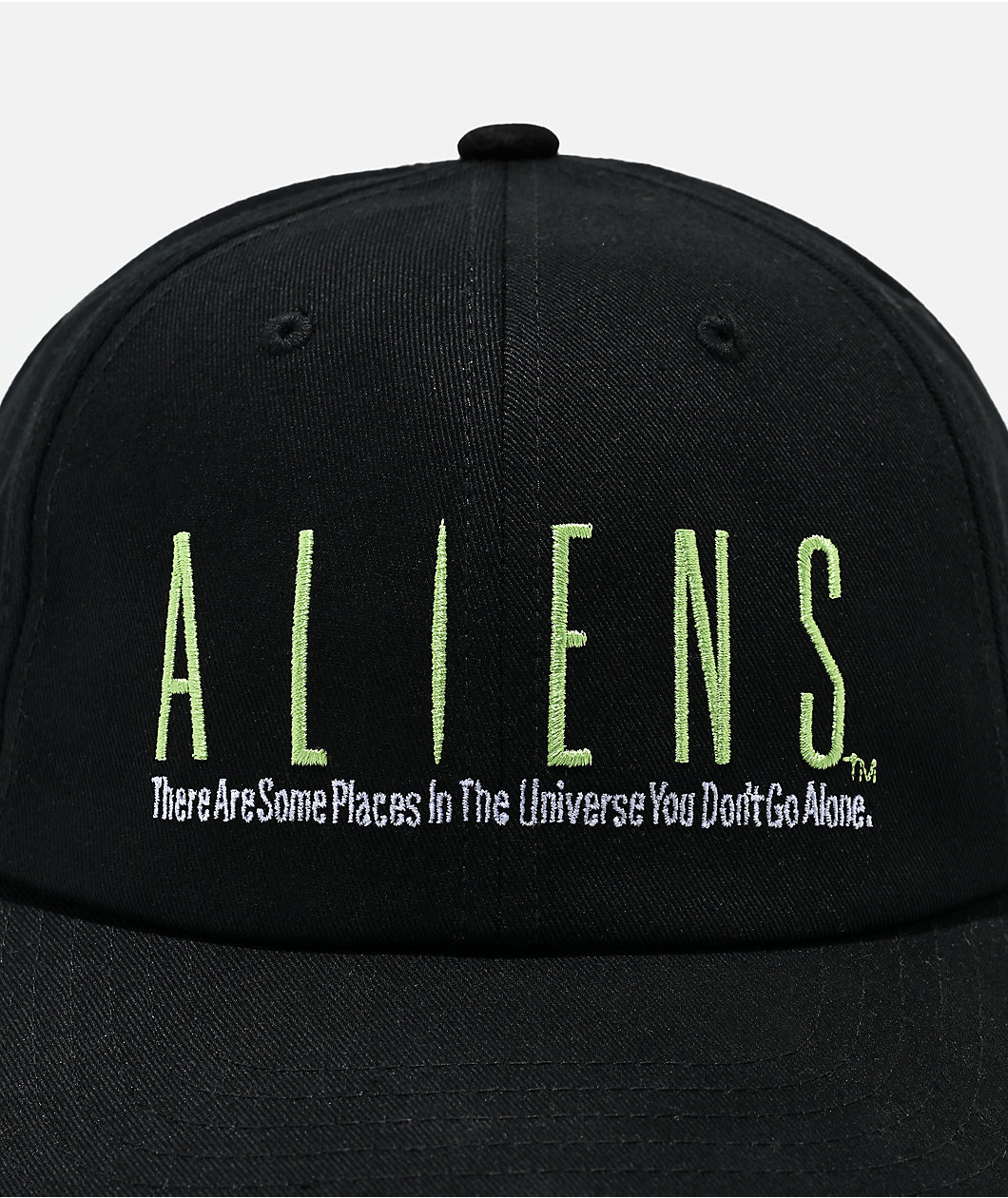 HUF X ALIENS Black Snapback Hat