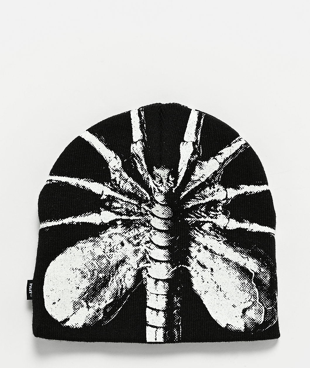 HUF x ALIENS Facehugger Black Skully Beanie
