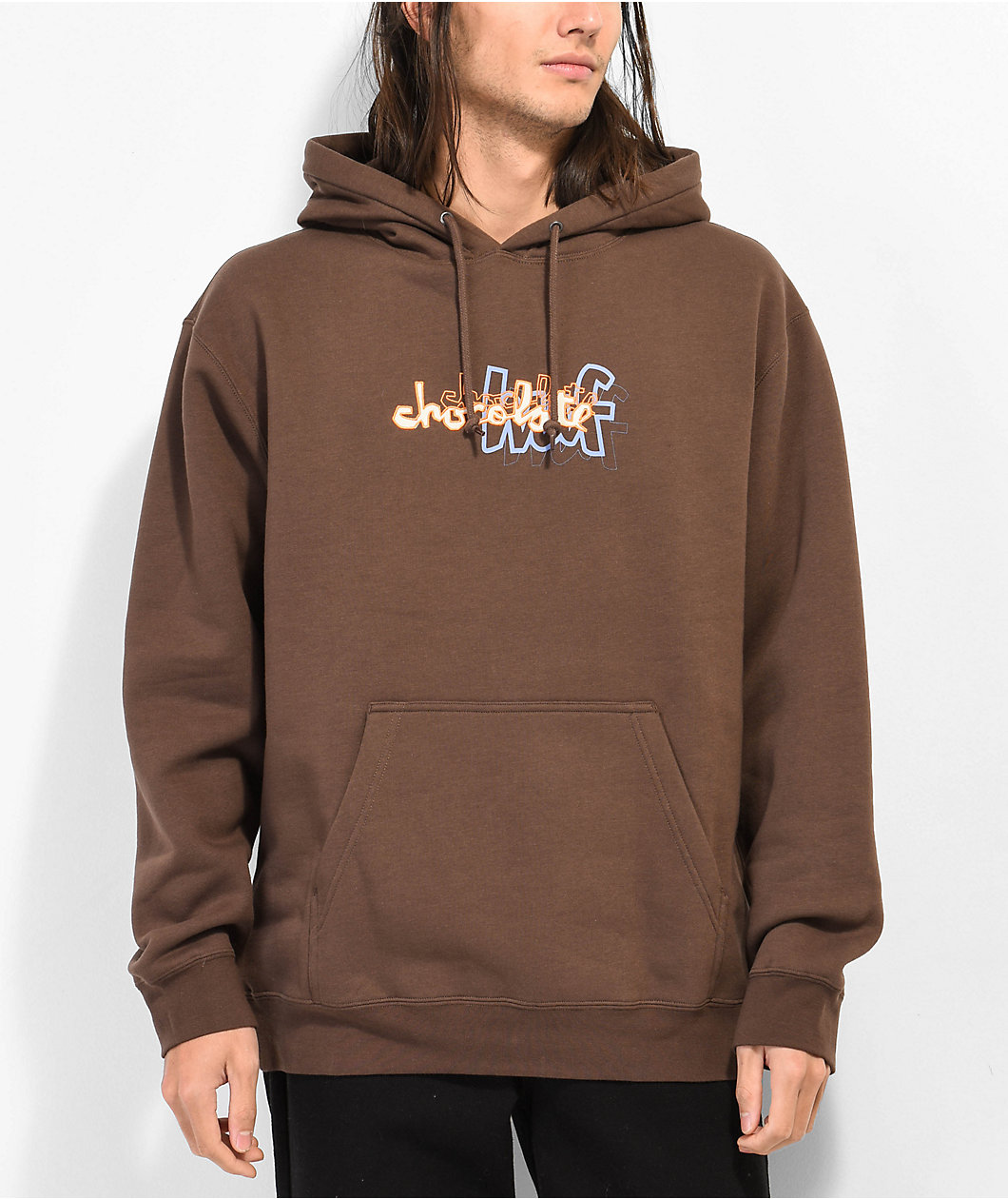 HUF x Chocolate Carson Brown Hoodie