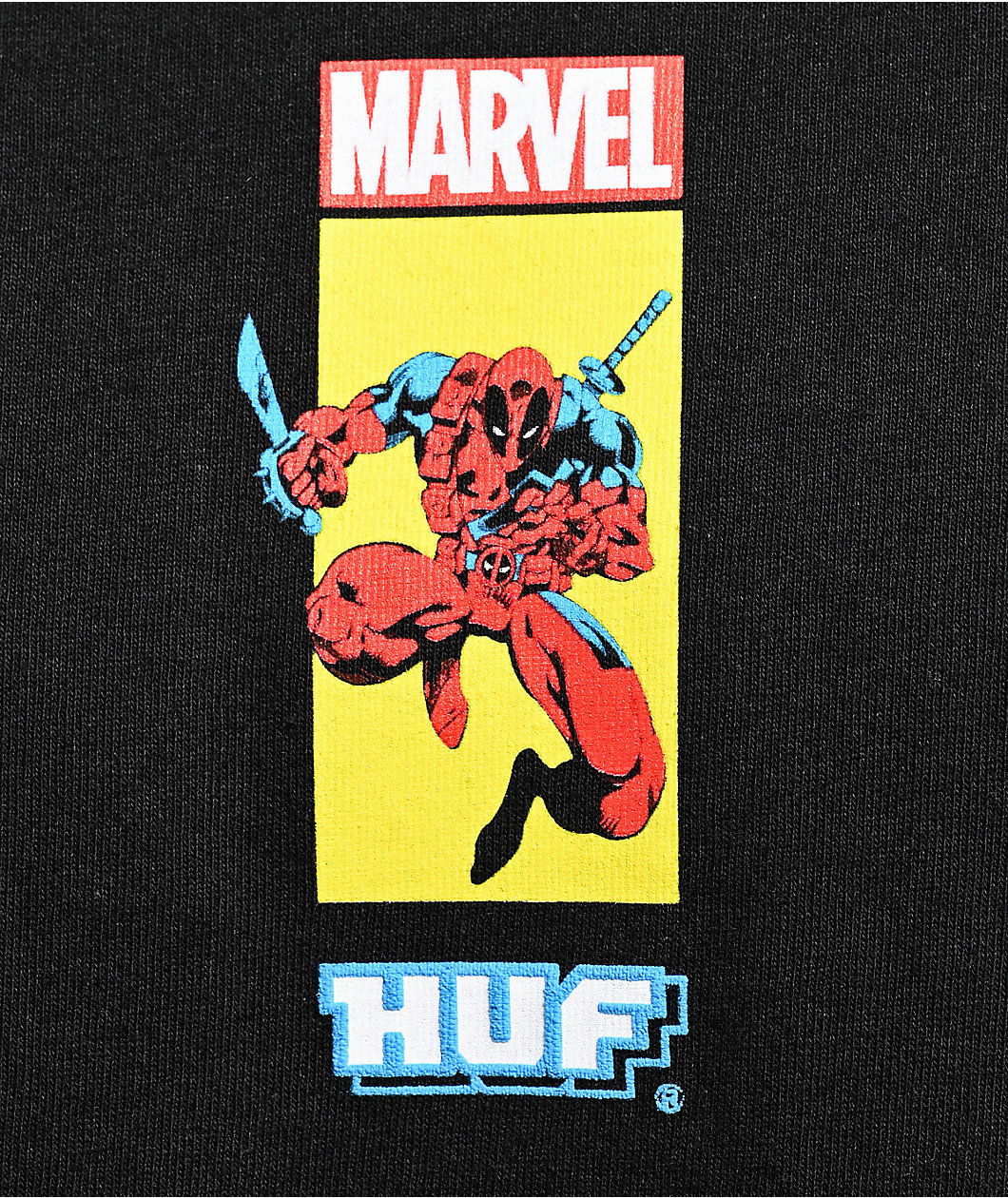 HUF x Deadpool Loudmouth Black T-Shirt 