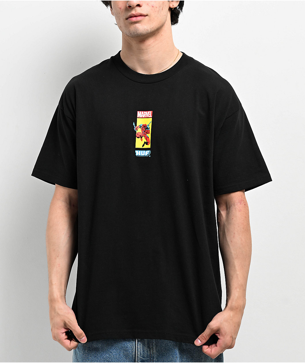 HUF x Deadpool Loudmouth Black T-Shirt 