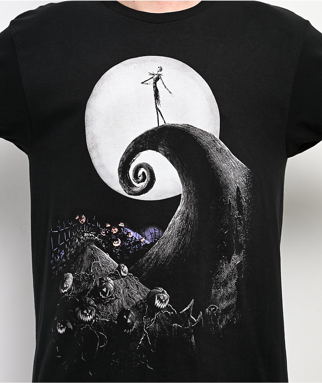 HUF x Disney Spiral Hill Black T-Shirt