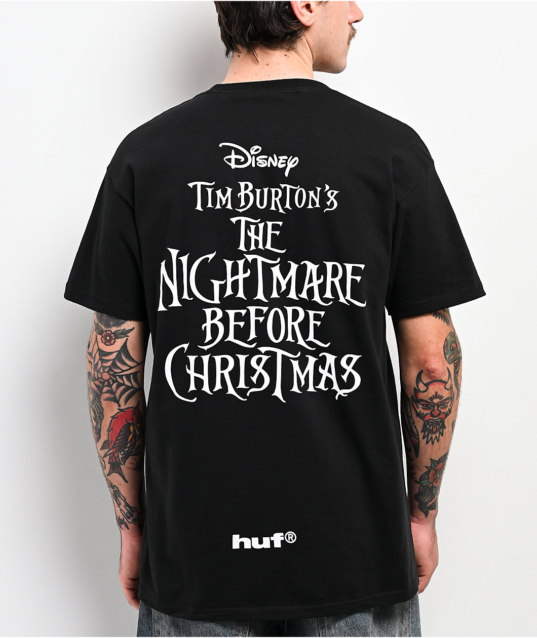 HUF x Disney Spiral Hill Black T-Shirt