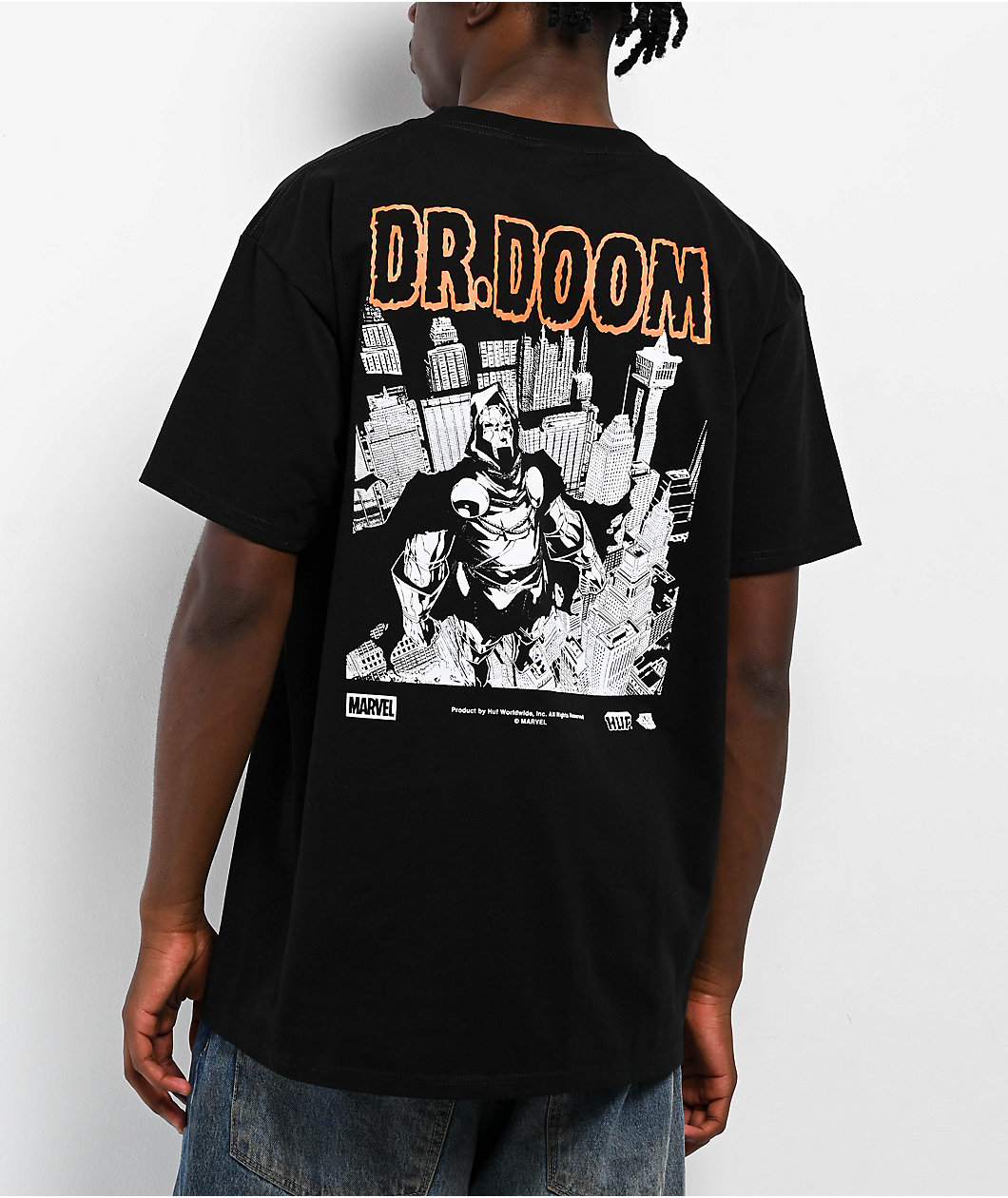 HUF x Fantastic 4 Dr. Doom Black T-Shirt