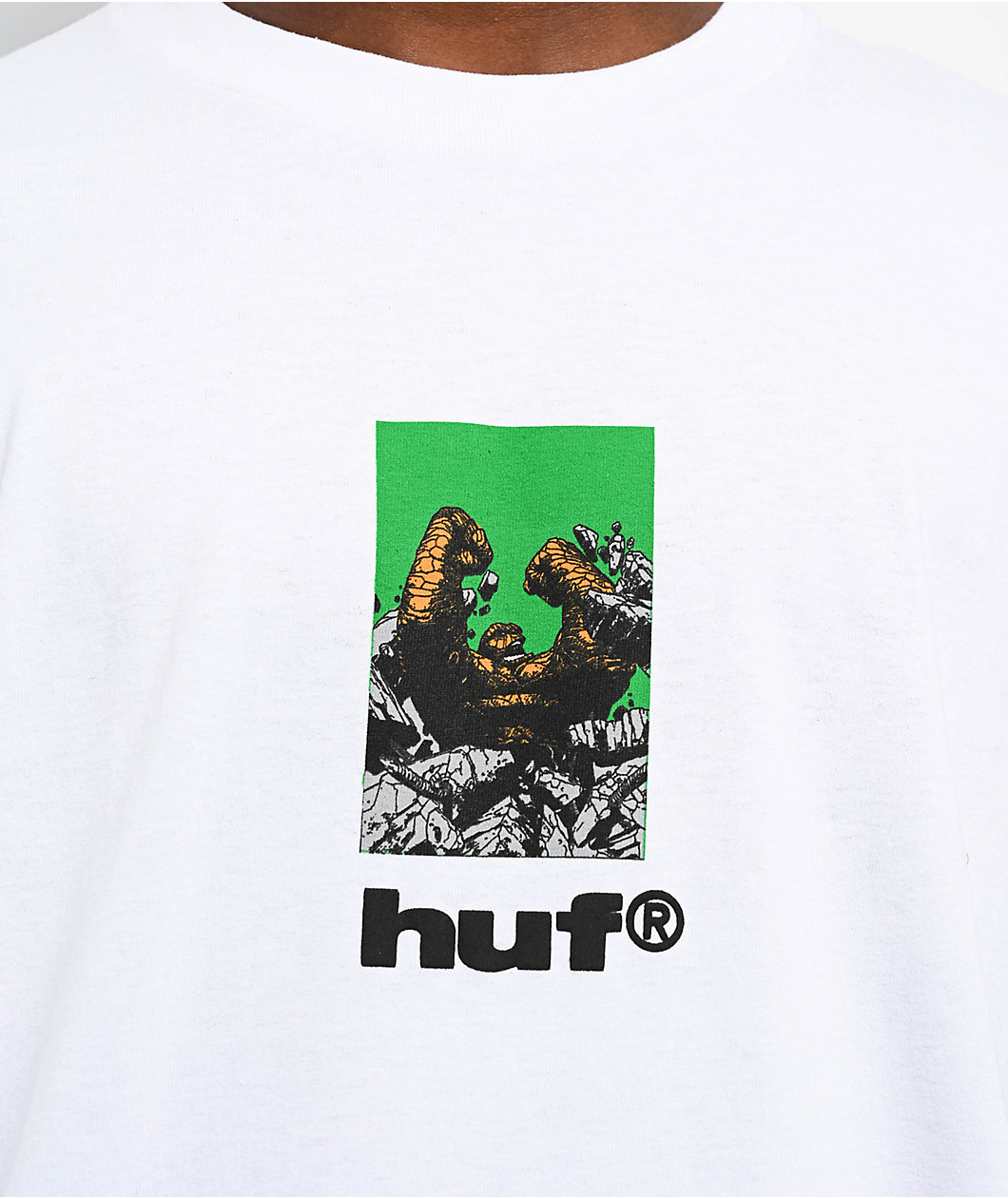 HUF x Fantastic 4 The Thing White T-Shirt