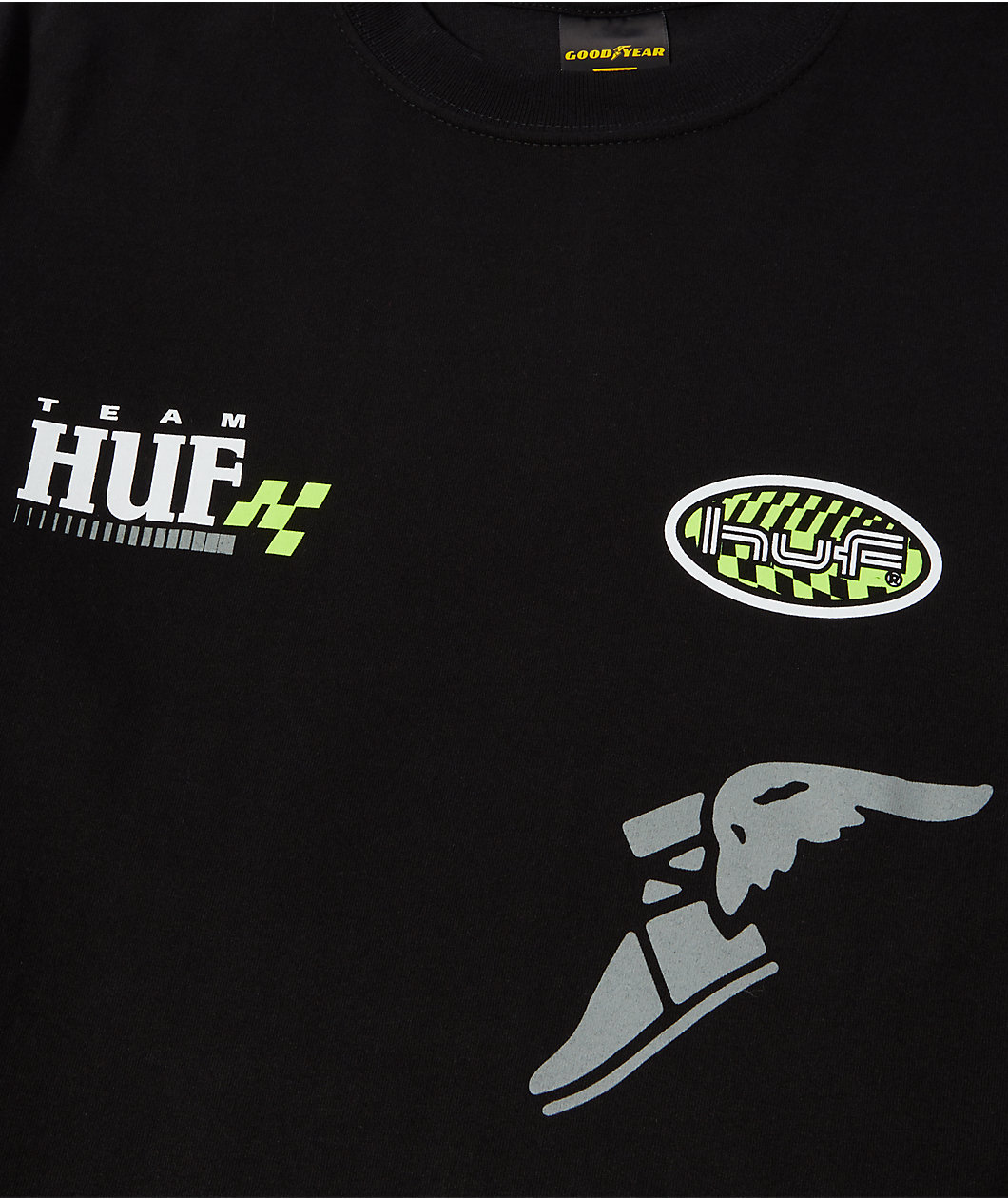 HUF x Goodyear Performance Black Long Sleeve T-Shirt