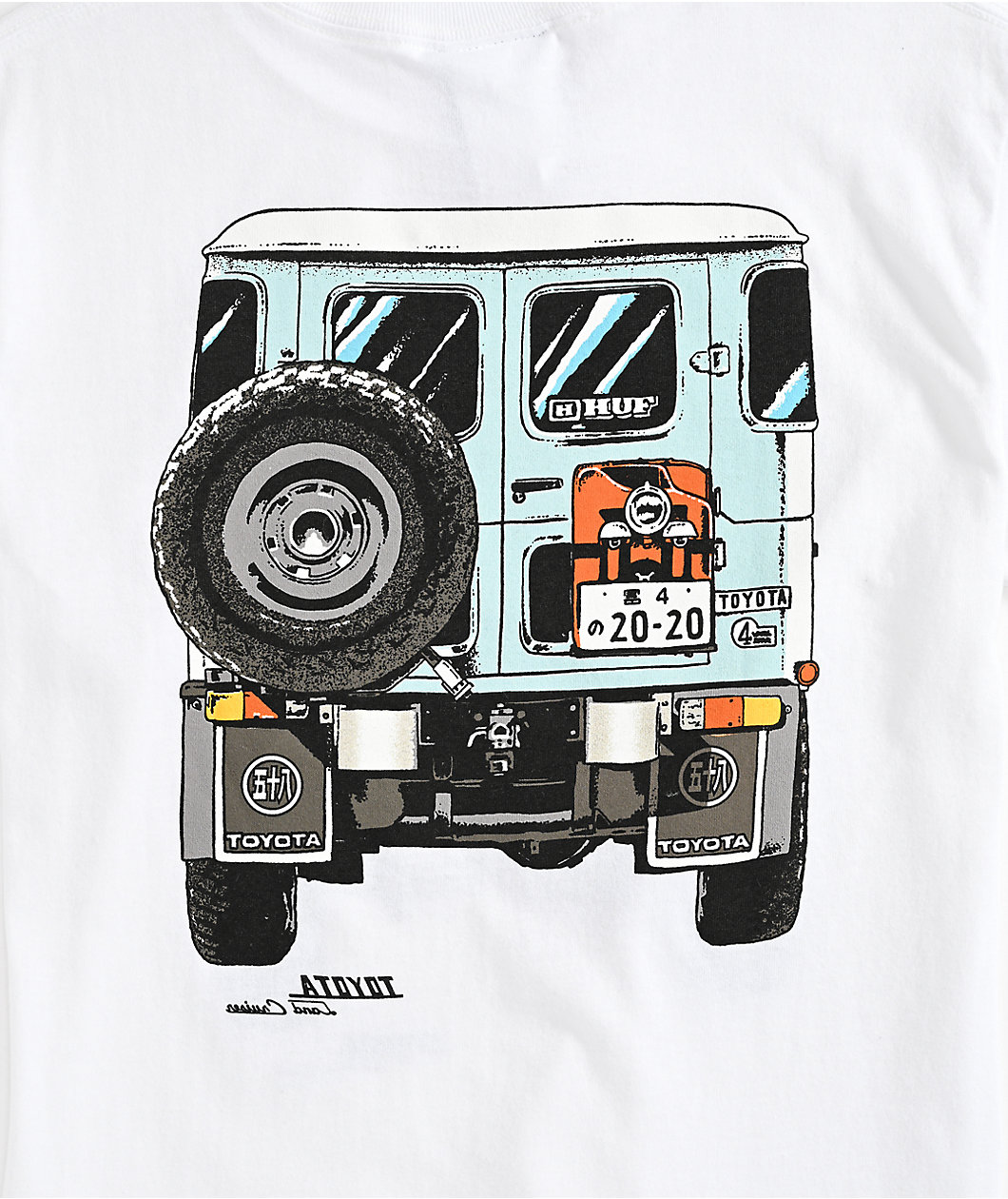 HUF x Land Cruiser Kids Sixties White T-Shirt