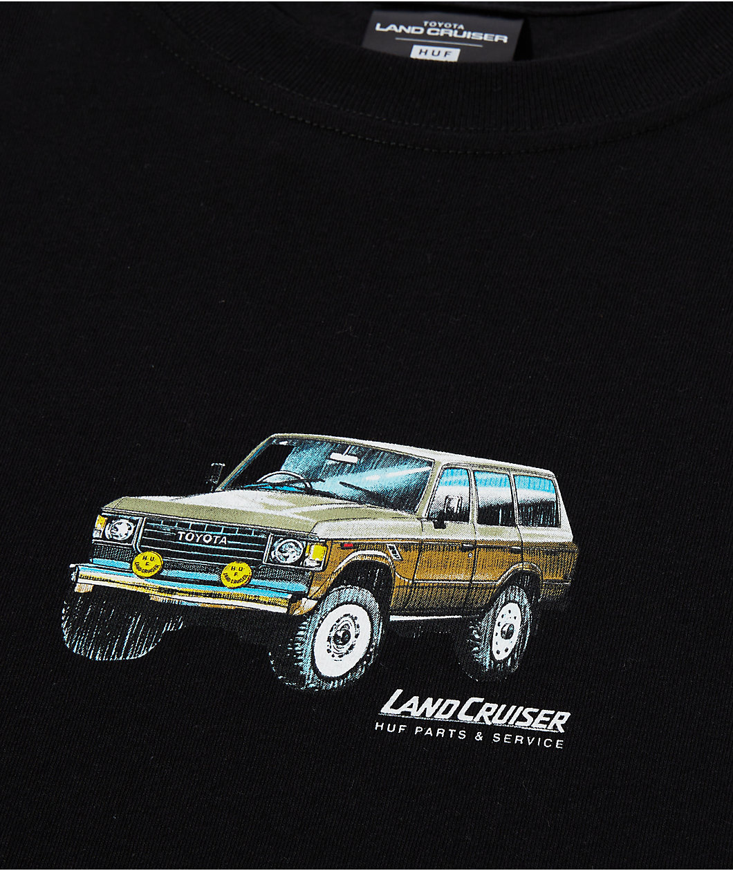 HUF x Land Cruiser Rosetta Black T-Shirt