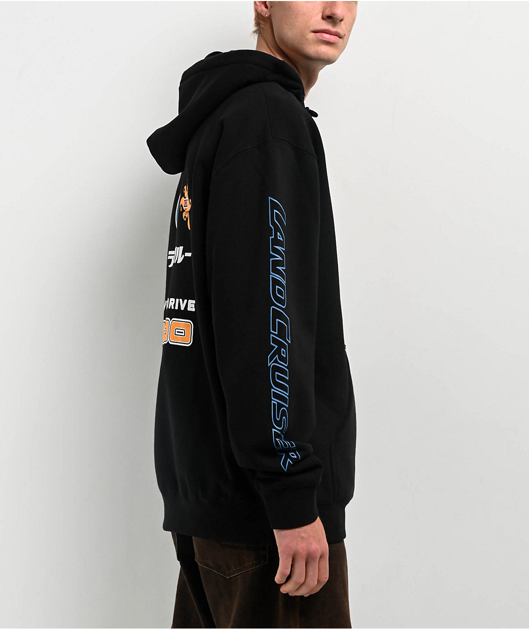 HUF x Land Cruiser Sahara Rally Black Hoodie