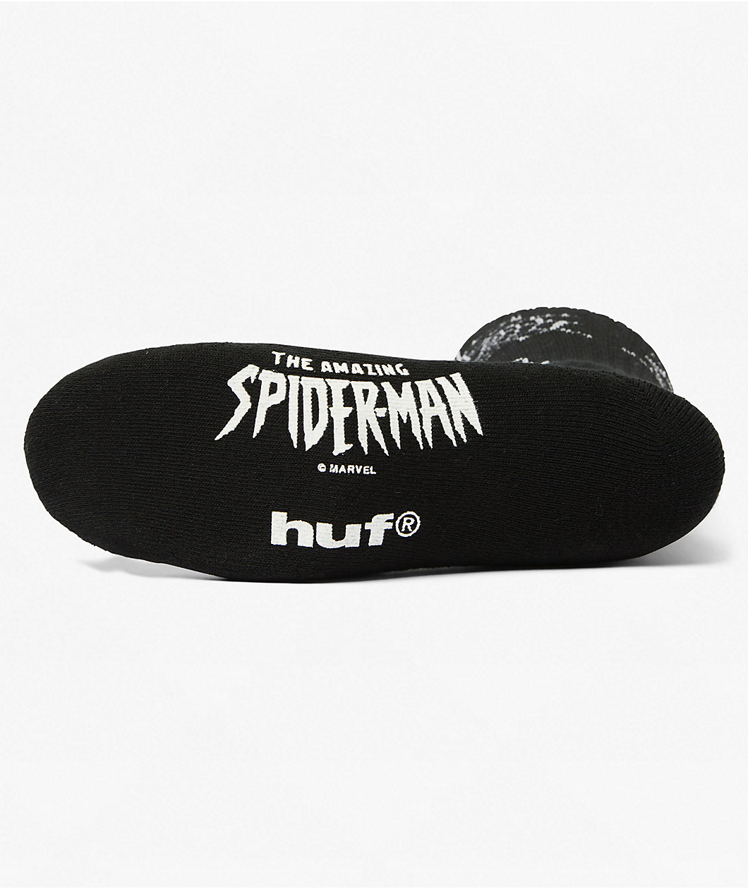 HUF x Marvel Spider-Man Black Crew Socks
