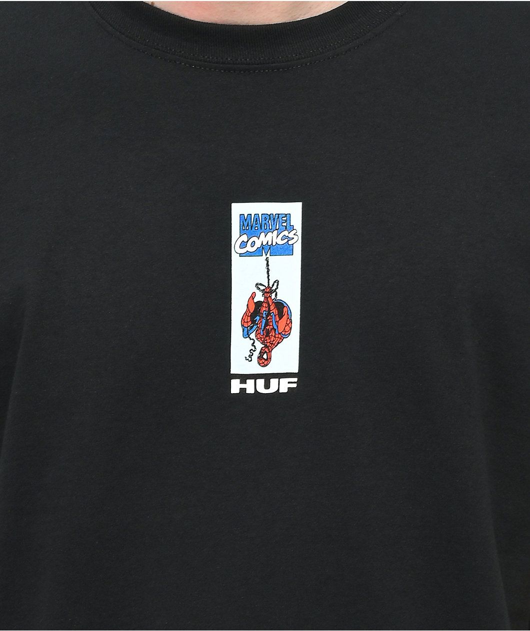 HUF x Marvel Spider-Man Black T-Shirt