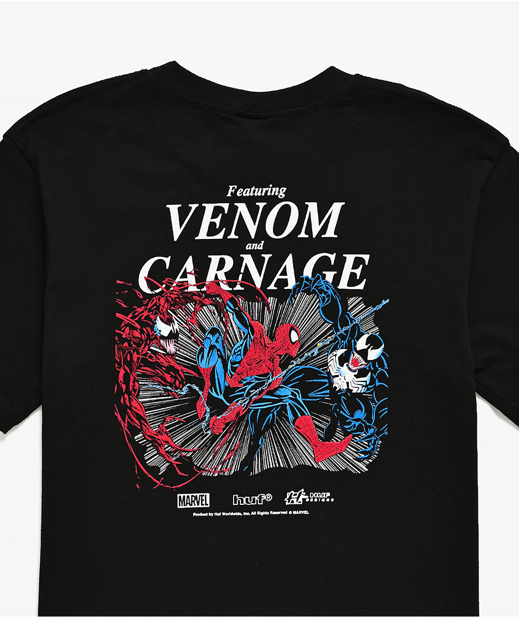 HUF x Marvel Spider-Man Kids Max Carnage Black T-Shirt