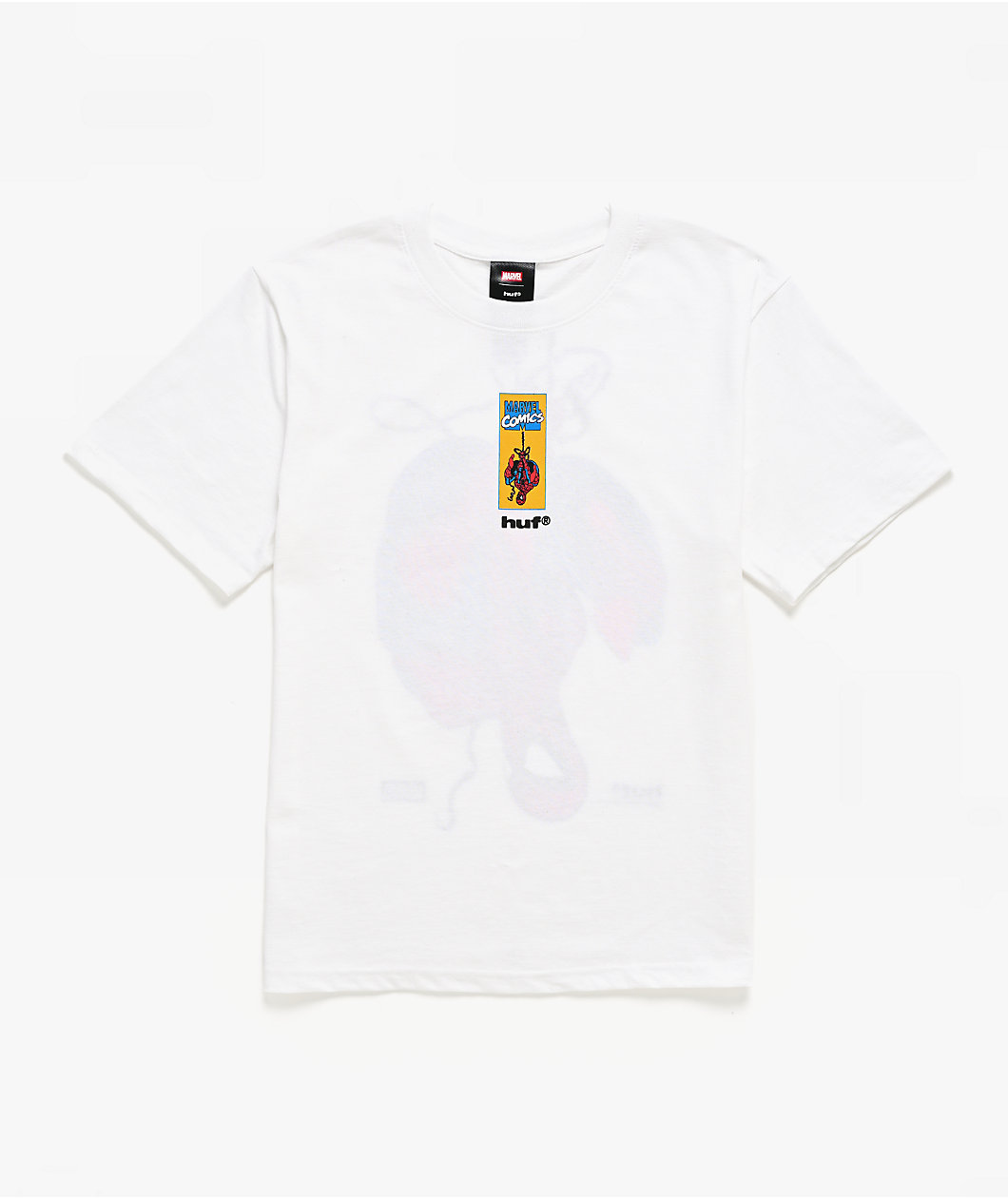 HUF x Marvel Spider-Man Kids Upside Down Black T-Shirt