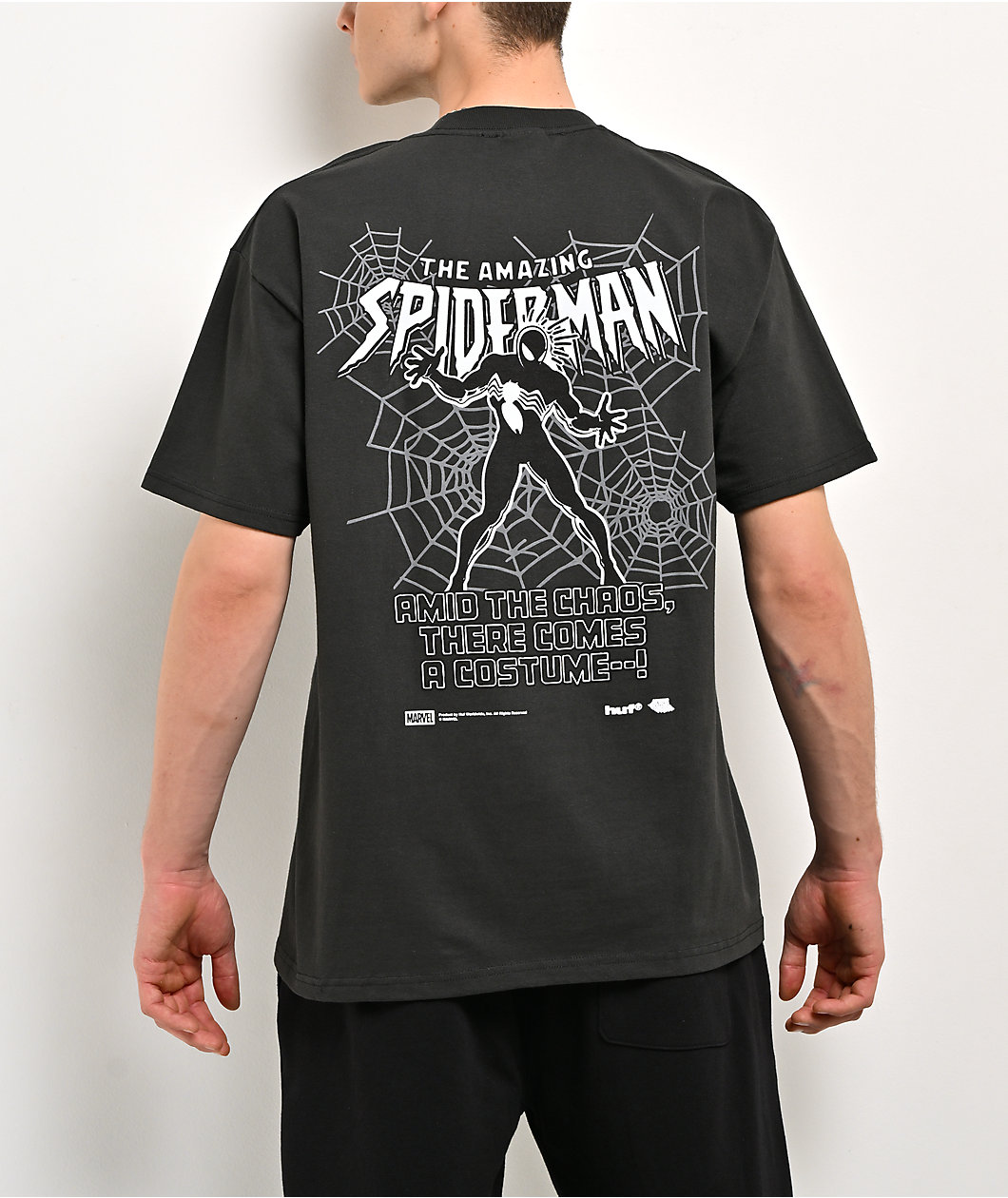 HUF x Marvel Spider-Man Secret Wars Vintage Black T-Shirt