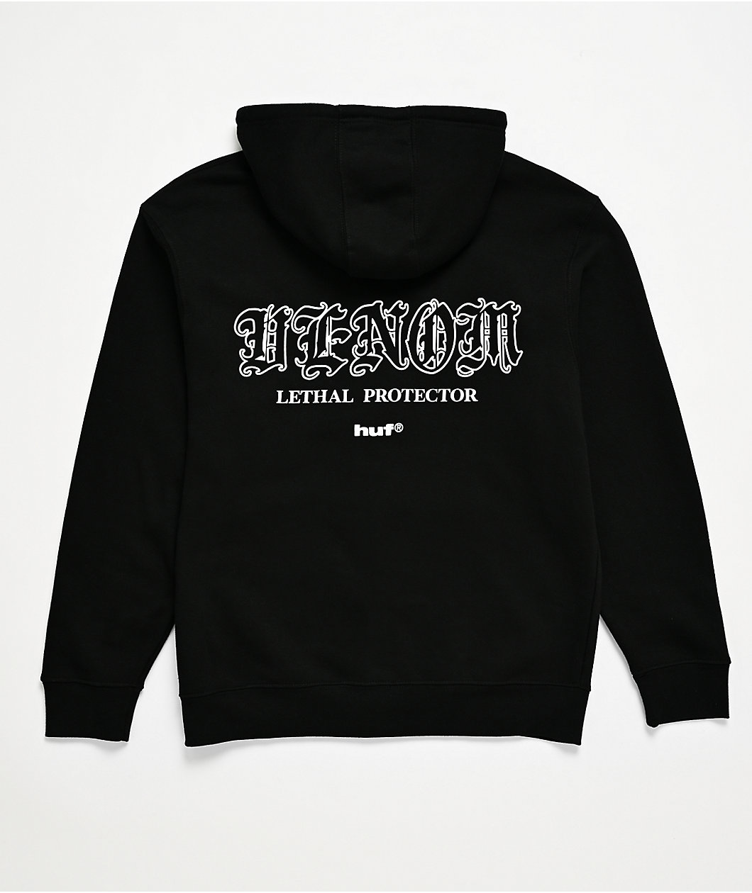 HUF x Marvel Spider-Man Symbiosis Black Zip Hoodie