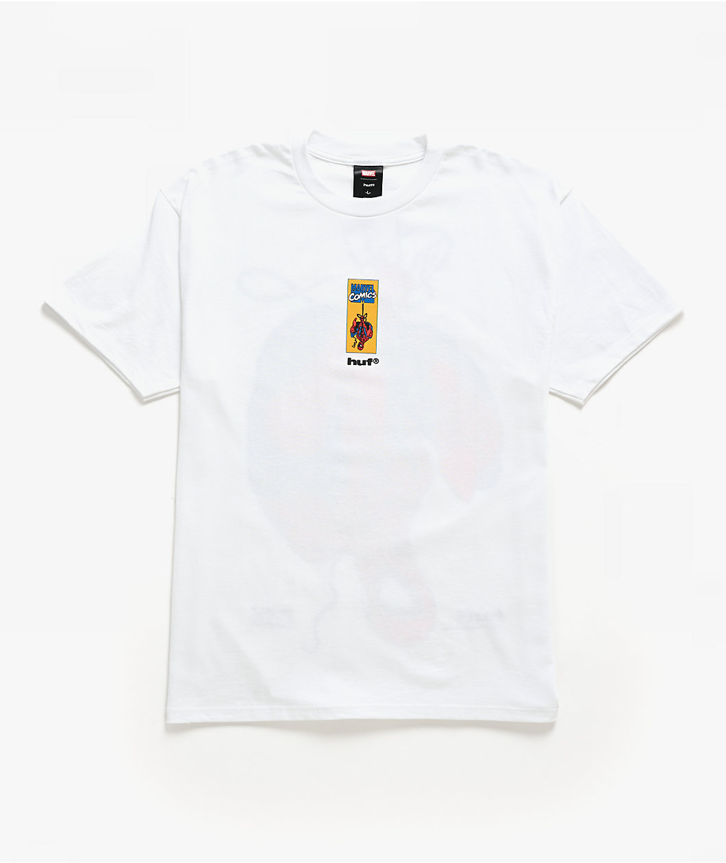 HUF x Marvel Spider-Man Upside Down White T-Shirt