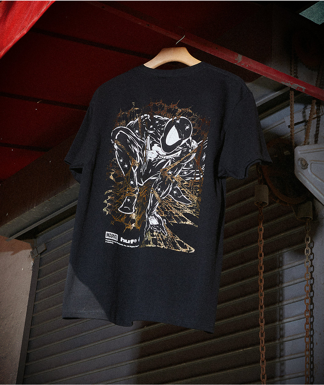HUF x Spider-Man Arachknight Black T-Shirt