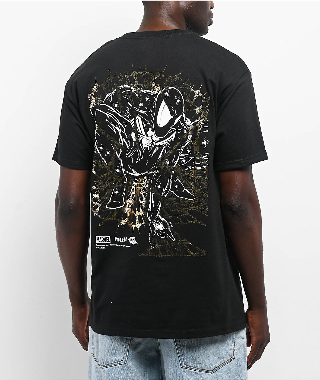 HUF x Spider-Man Arachknight Black T-Shirt