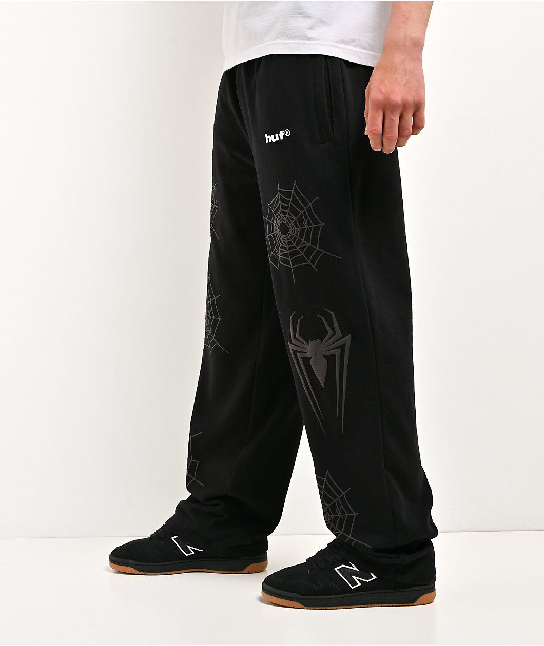 HUF x Spider-Man Black Sweatpants