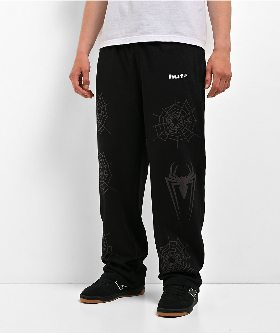 HUF x Spider-Man Black Sweatpants