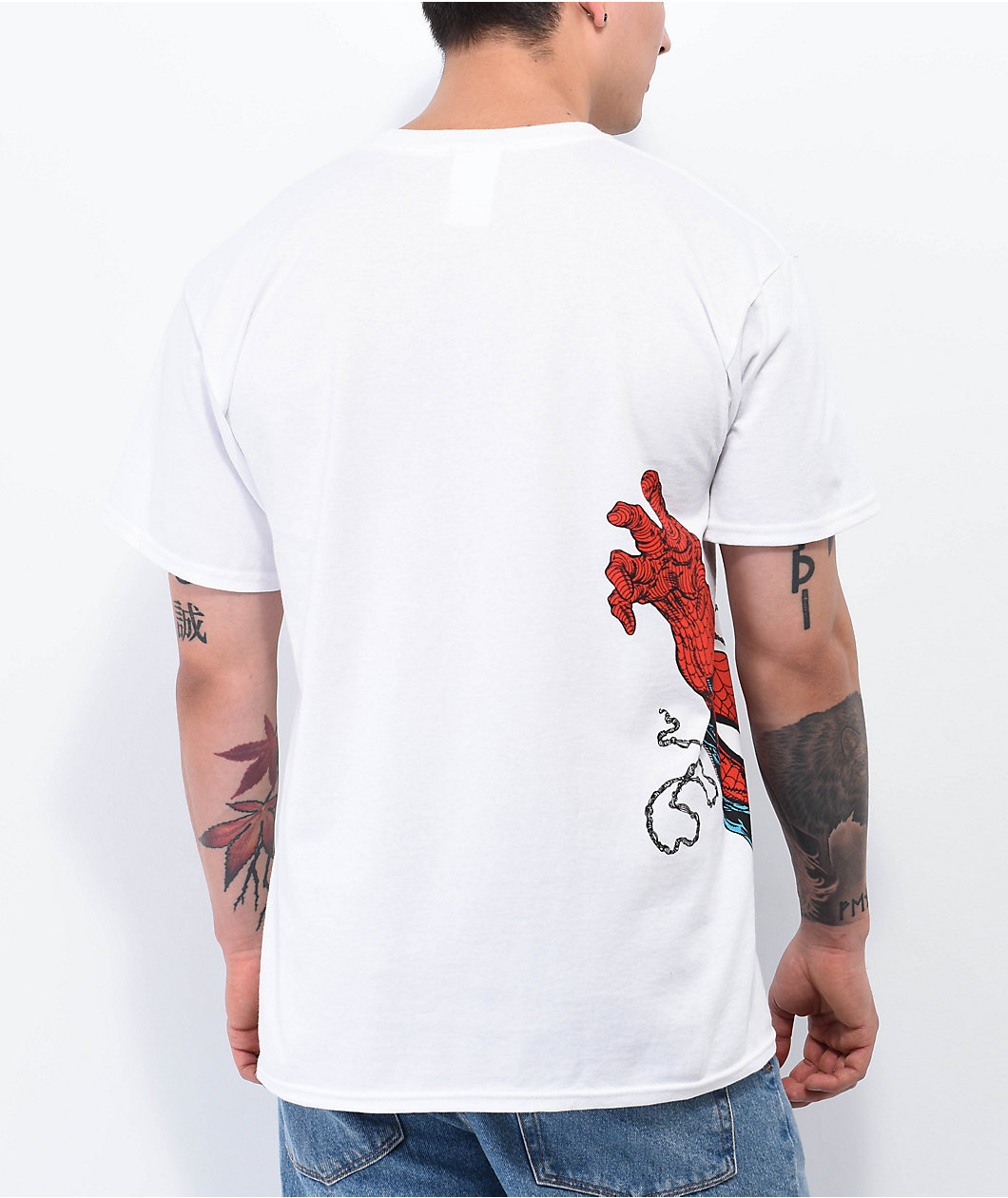 HUF x Spider-Man Face Off White T-Shirt