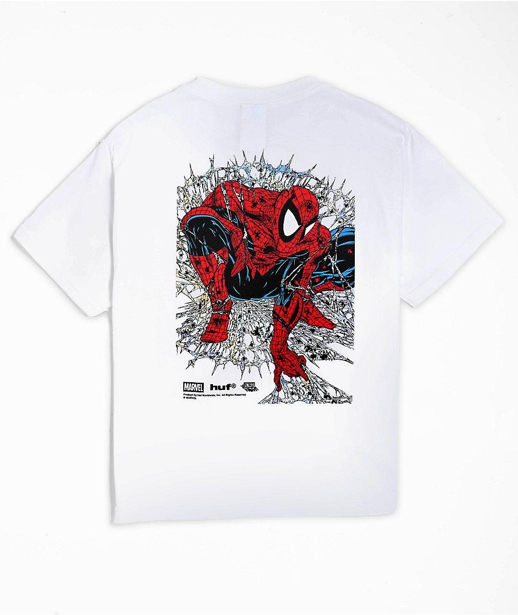 HUF x Spider-Man Kids Arachknight White T-Shirt