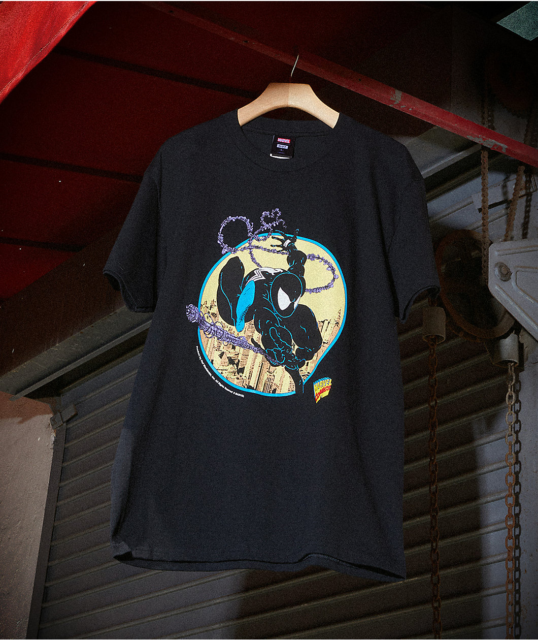HUF x Spider-Man Three Hundred Black T-Shirt