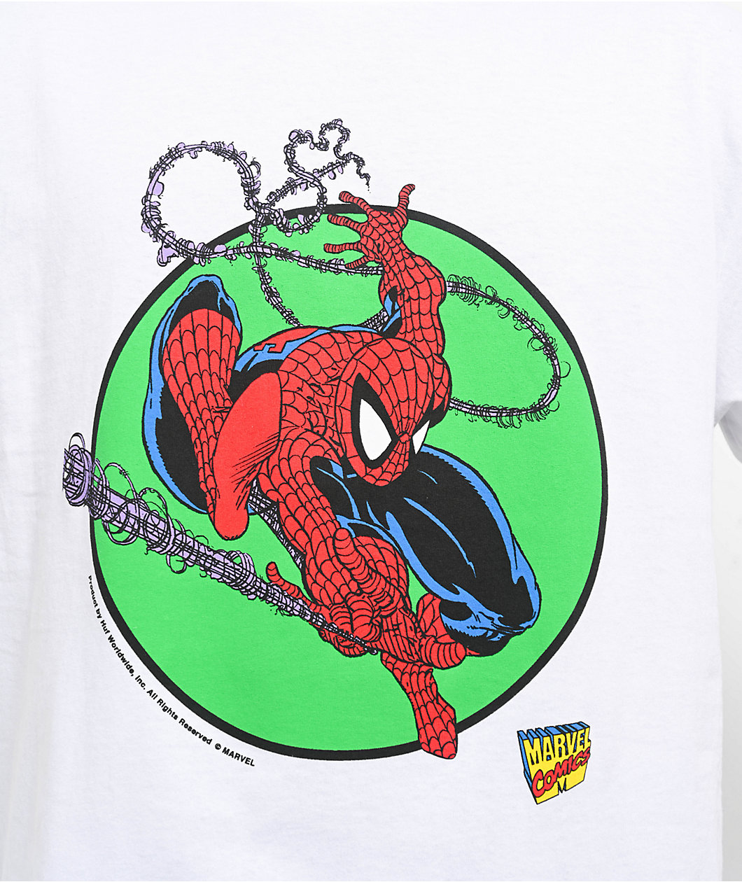 HUF x Spider-Man Three Hundred White T-Shirt