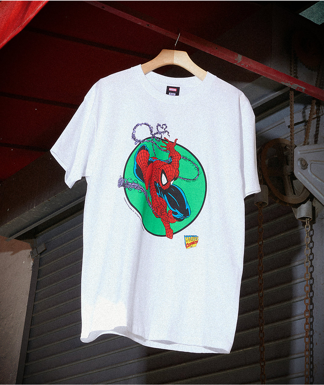 HUF x Spider-Man Three Hundred White T-Shirt