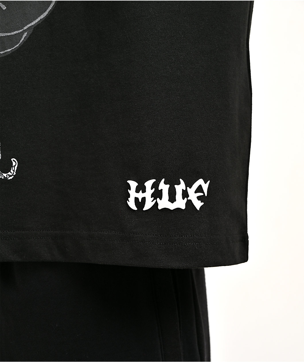 HUF x Spider-Man Upside Down Black Long Sleeve T-Shirt