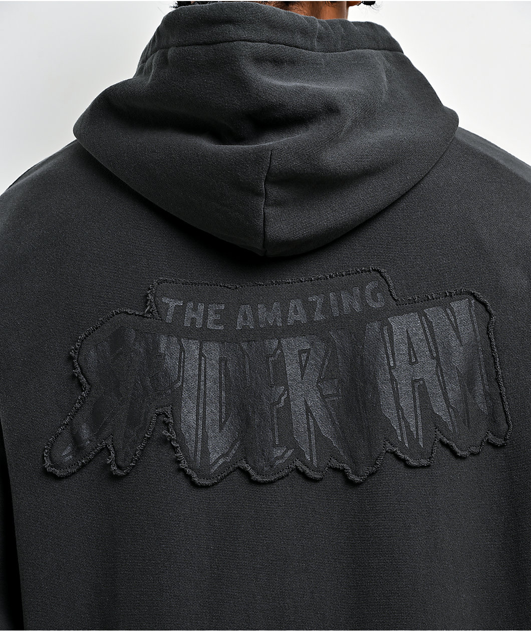 HUF x Spider-Man Web Black Wash Zip Hoodie