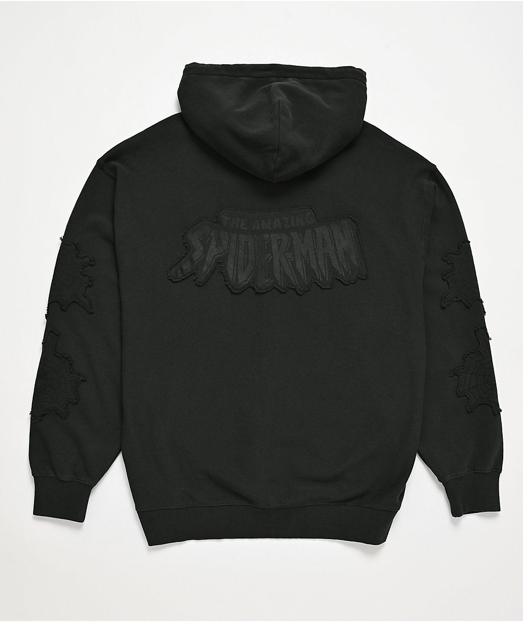 HUF x Spider-Man Web Black Wash Zip Hoodie