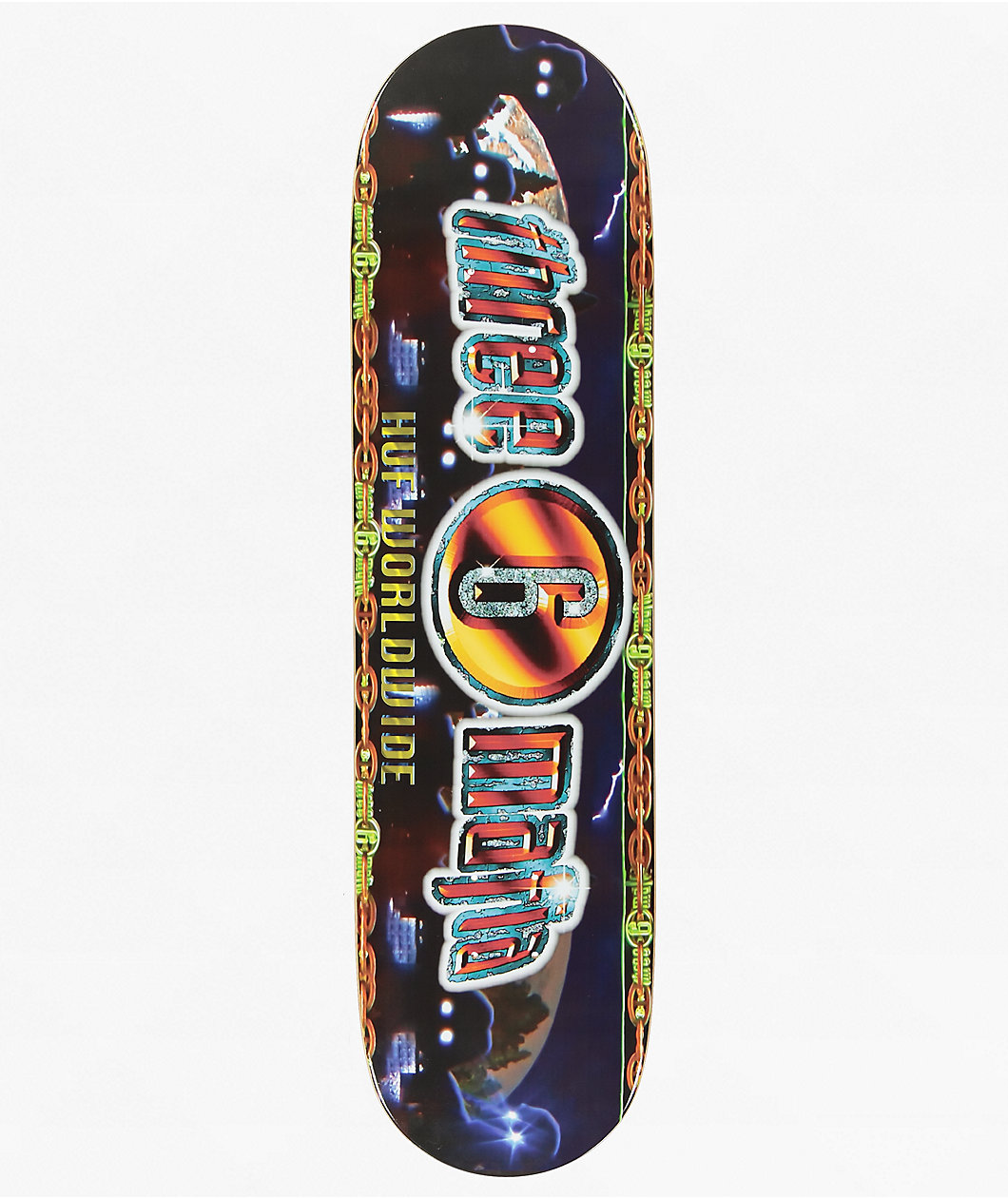 HUF x Three 6 Mafia Smoke Clears 8.25" Skateboard Deck