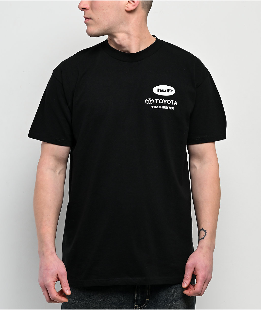 HUF x Toyota TRD Convoy Black T-Shirt