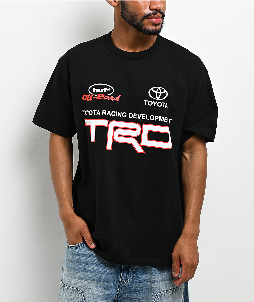 HUF x Toyota TRD Motor Black T-Shirt