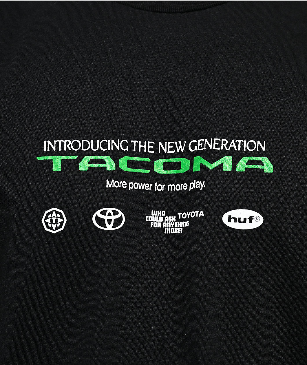 HUF x Toyota TRD New Generation Black T-Shirt