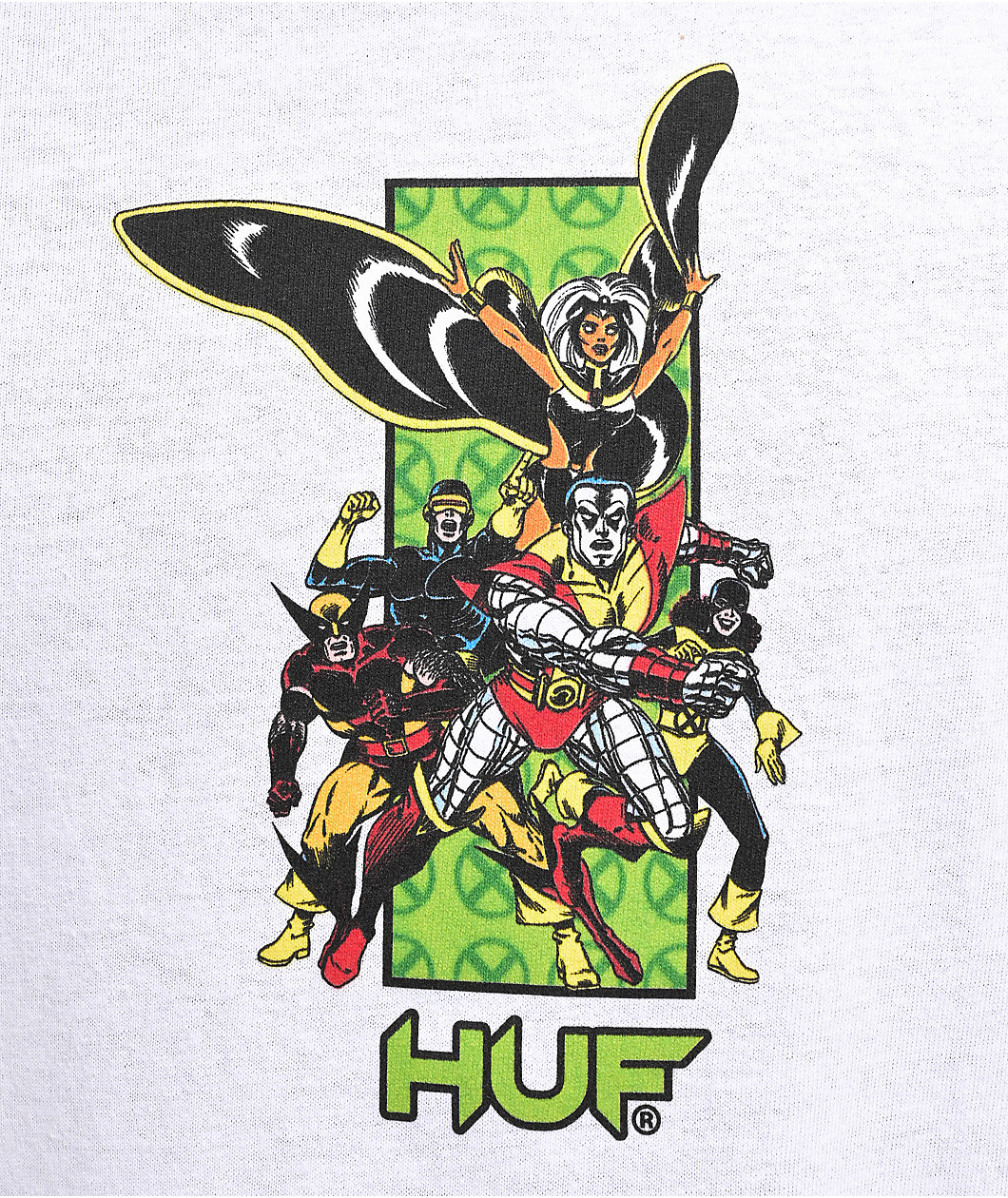 HUF x X-Men Danger Room White T-Shirt