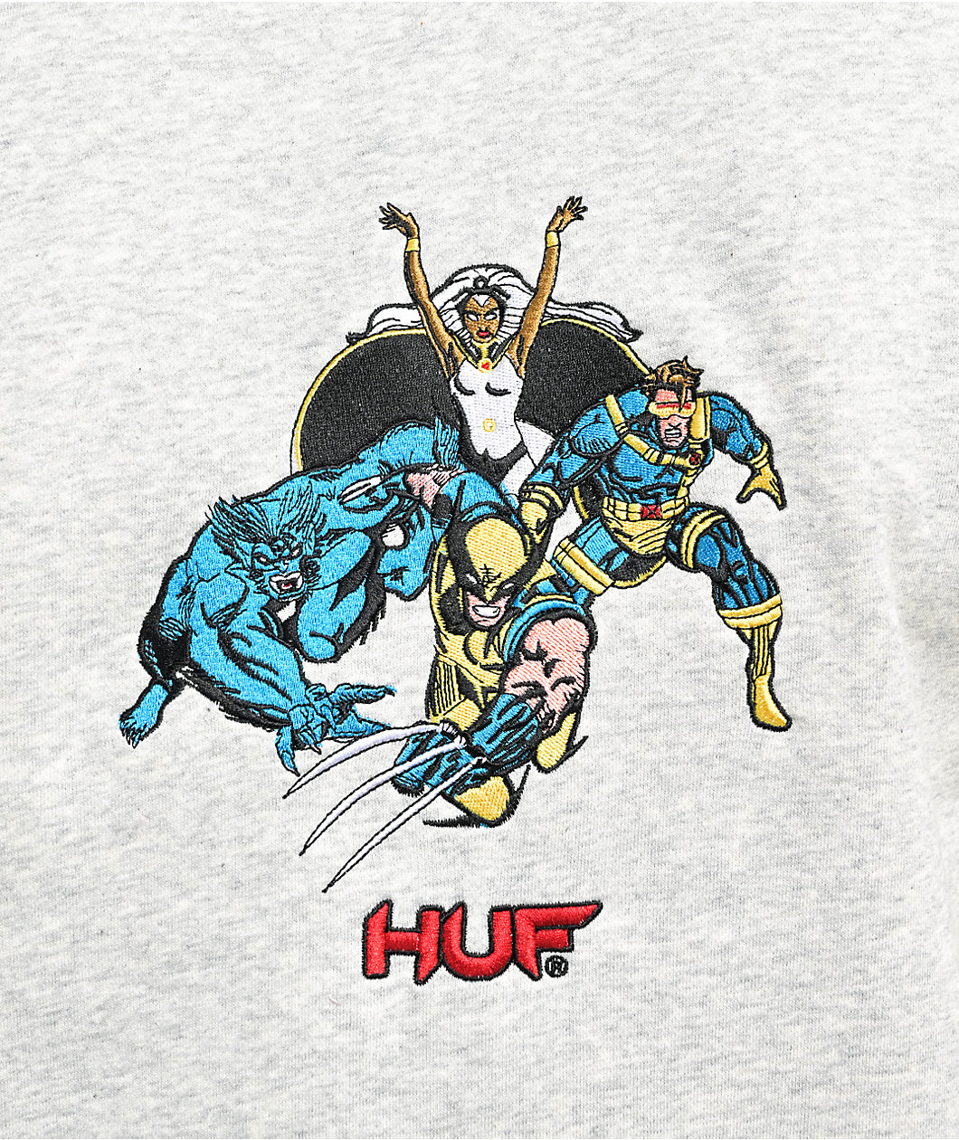 HUF x X-Men Mutant Grey Crewneck Sweatshirt