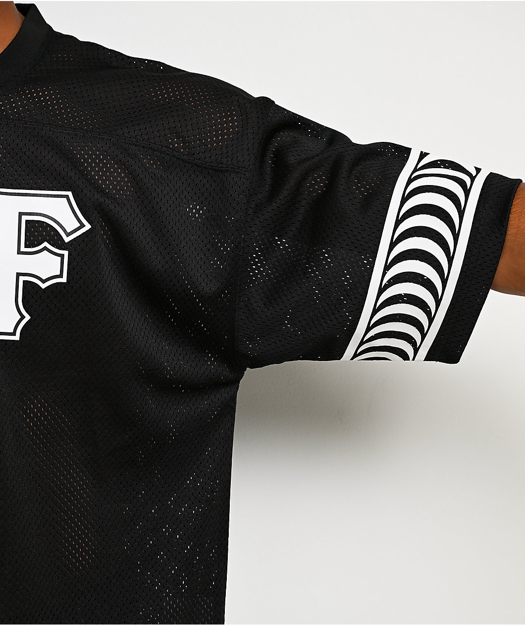HUFx Spitfire Endzone Black Football Jersey